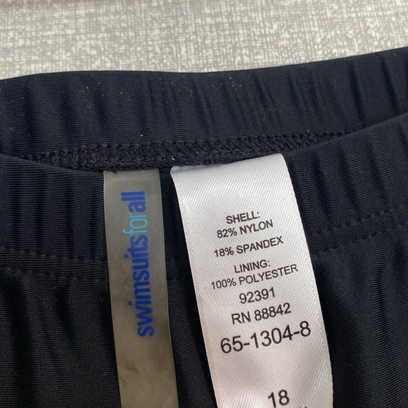 Swimsuits For All Black Swim Skirt - Picture 2 of 4